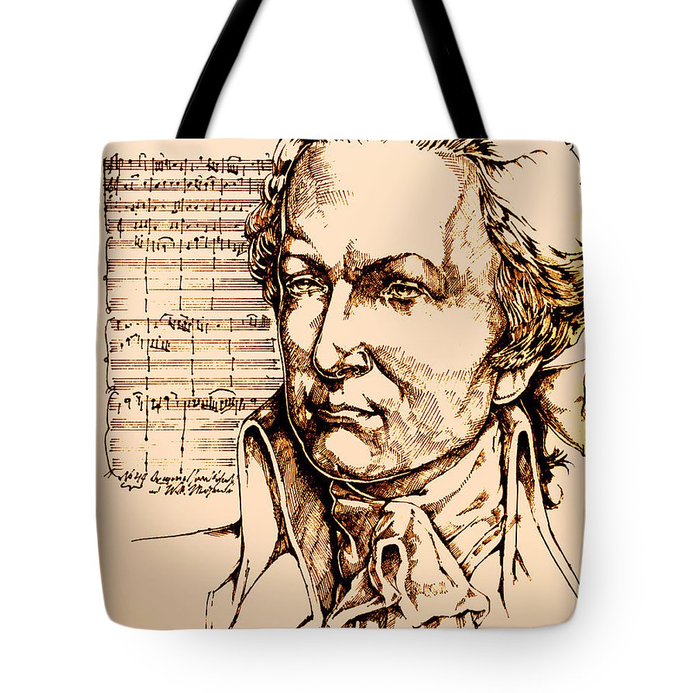 1000x1000 mozart tote bag for sale