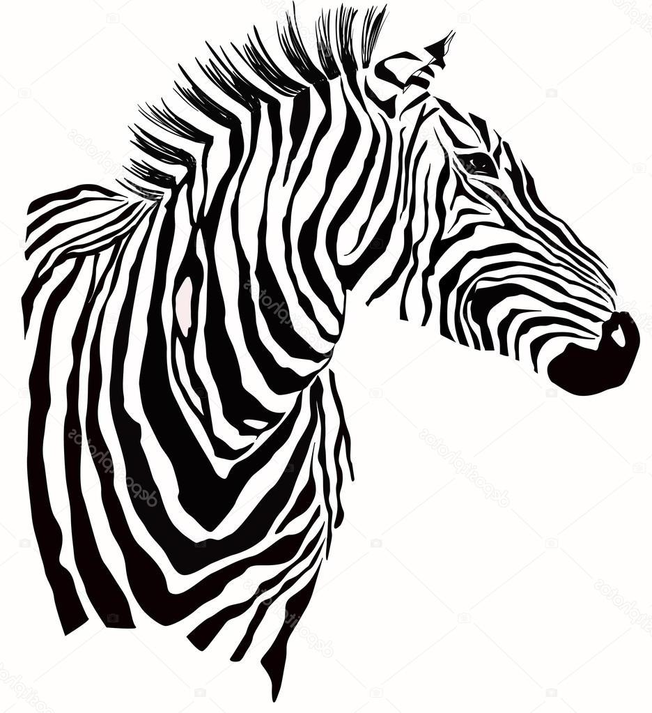 936x1023 Unique Zebra Ribbon Vector Image Free Vector Art, Images