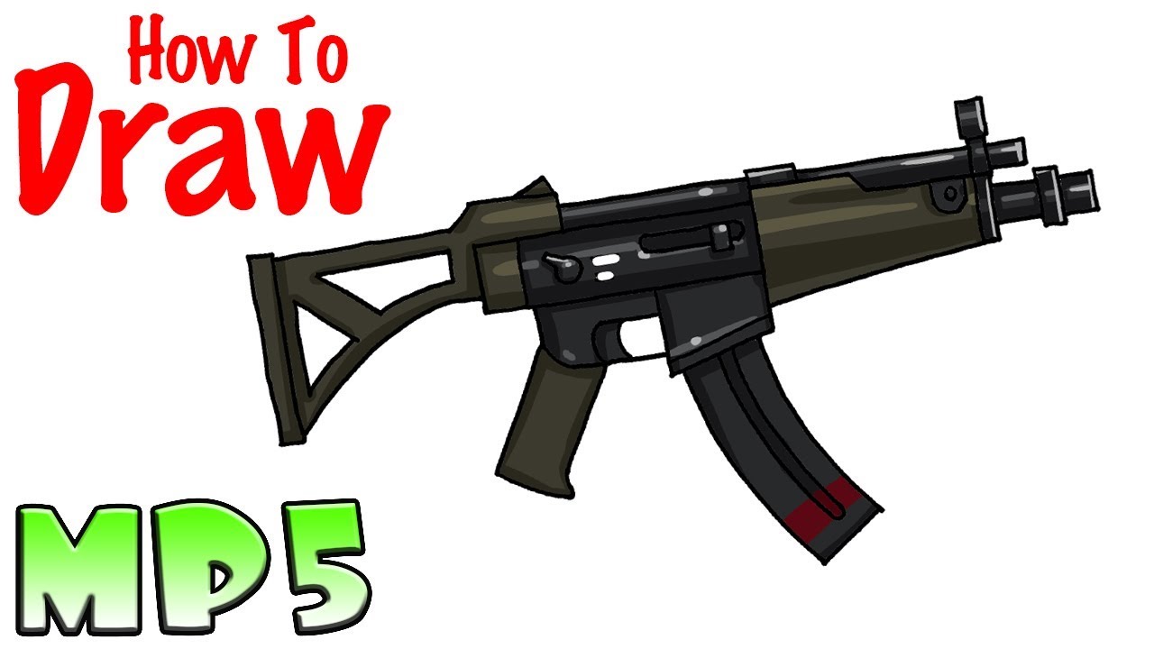 1280x720 How To Draw The Smg Fortnite