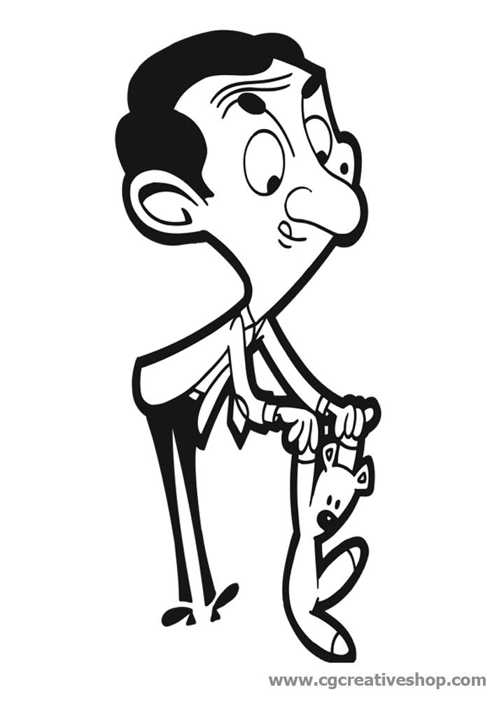 Mr Bean Drawing | Free download on ClipArtMag