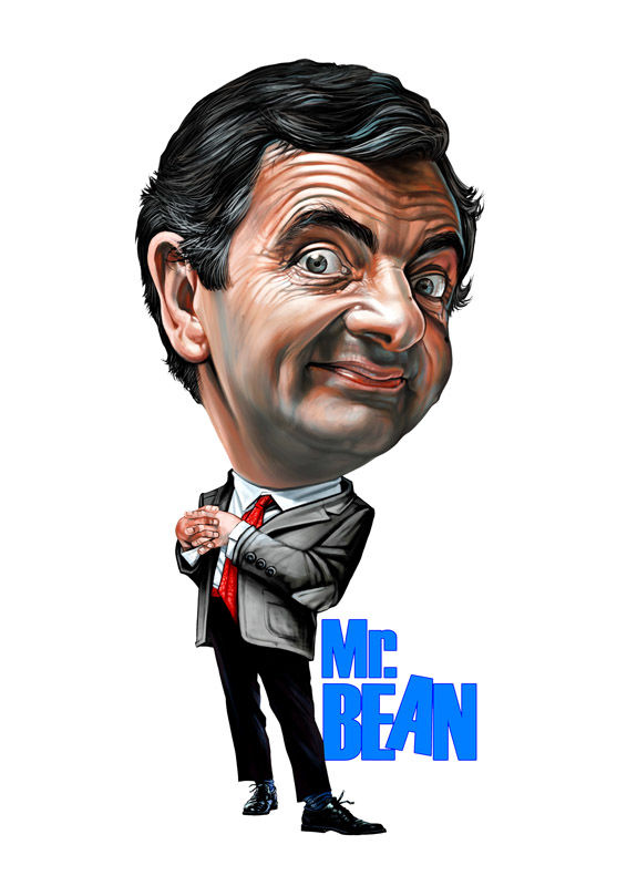 566x800 Mr Bean Drawing