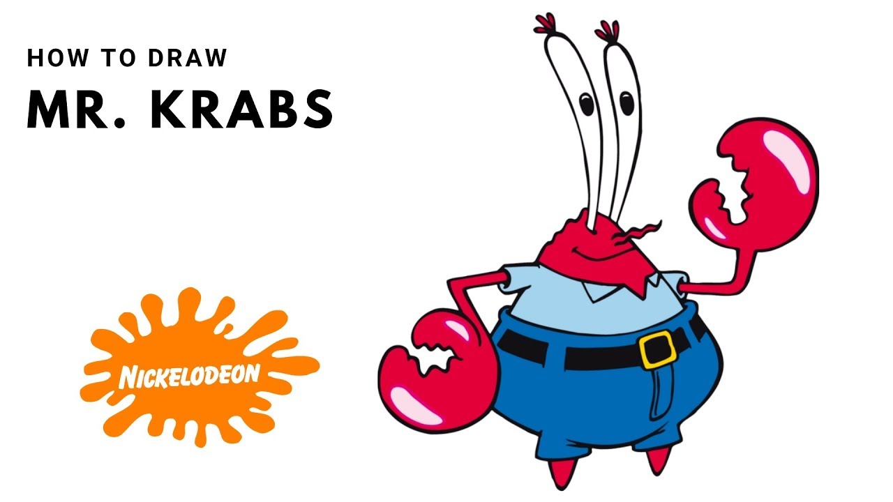 1280x720 How To Draw Mr Krabs