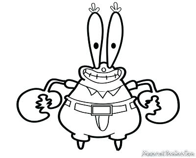 400x322 How To Draw And Tutorials Mr Krabs Coloring Pages Krusty Krab