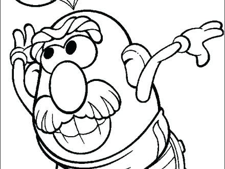 440x330 Mr Potato Head Toy Story Coloring Pages For Adults Easy