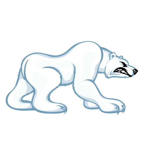 500x500 Polar Bear Drawing