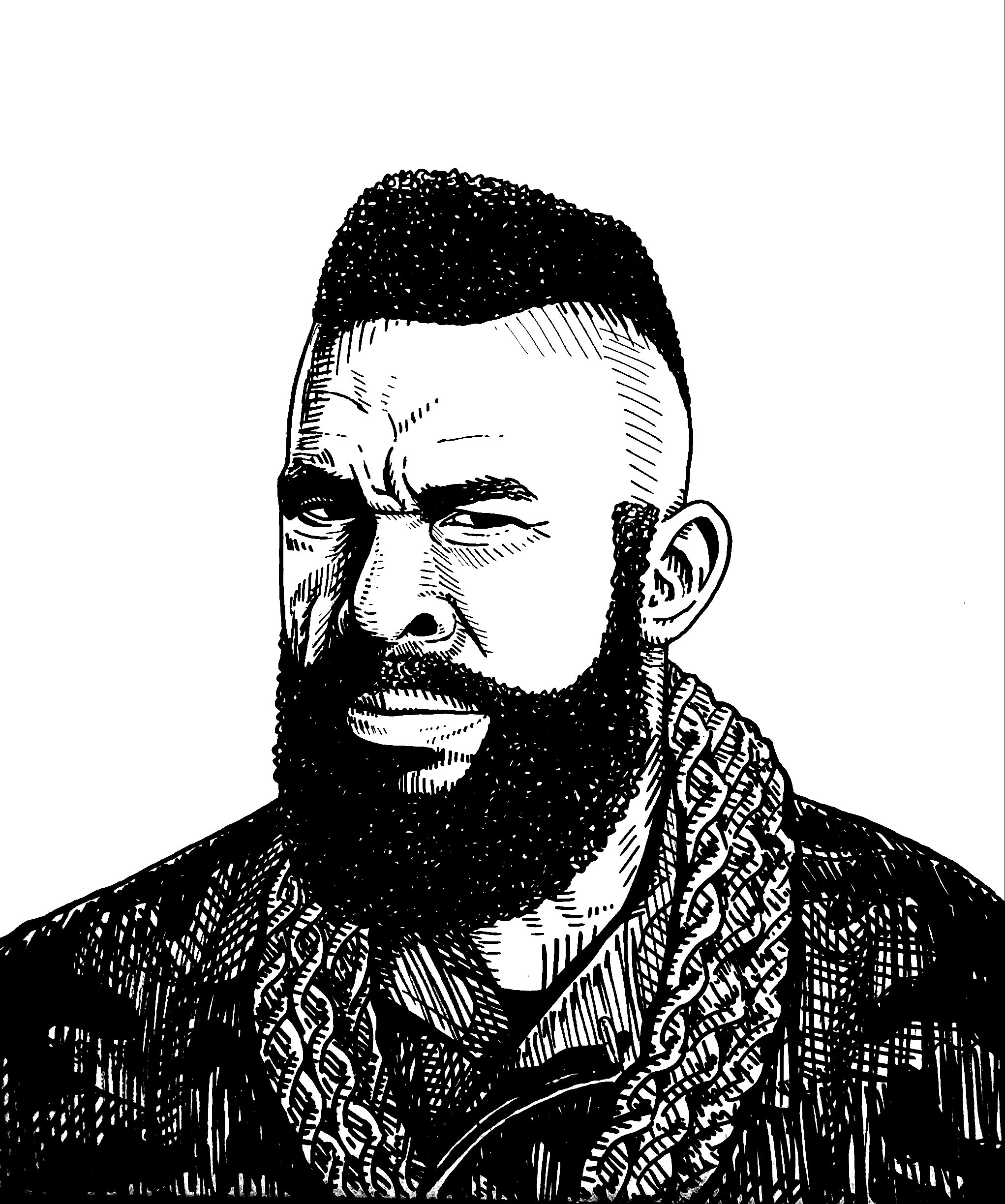 2043x2448 sharpie drawing of mr t drawing