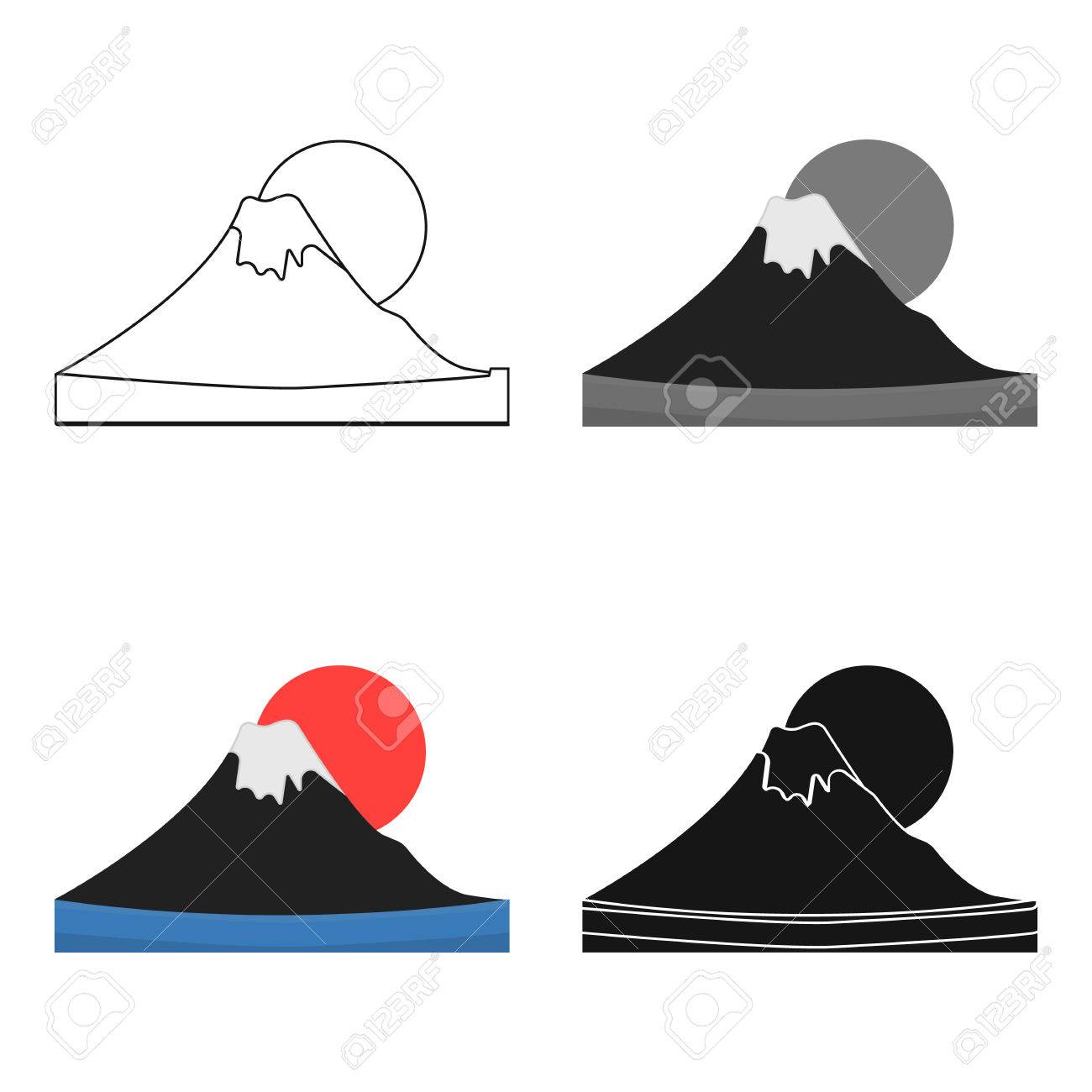 1300x1300 fan clipart mount fuji