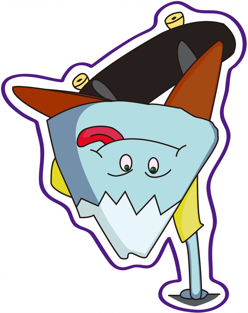 797x1003 Mt Fuji Hand Plant Sticker