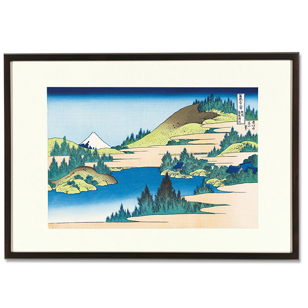 600x600 Woodblock Print The Lake Of Hakone In Sagami Province