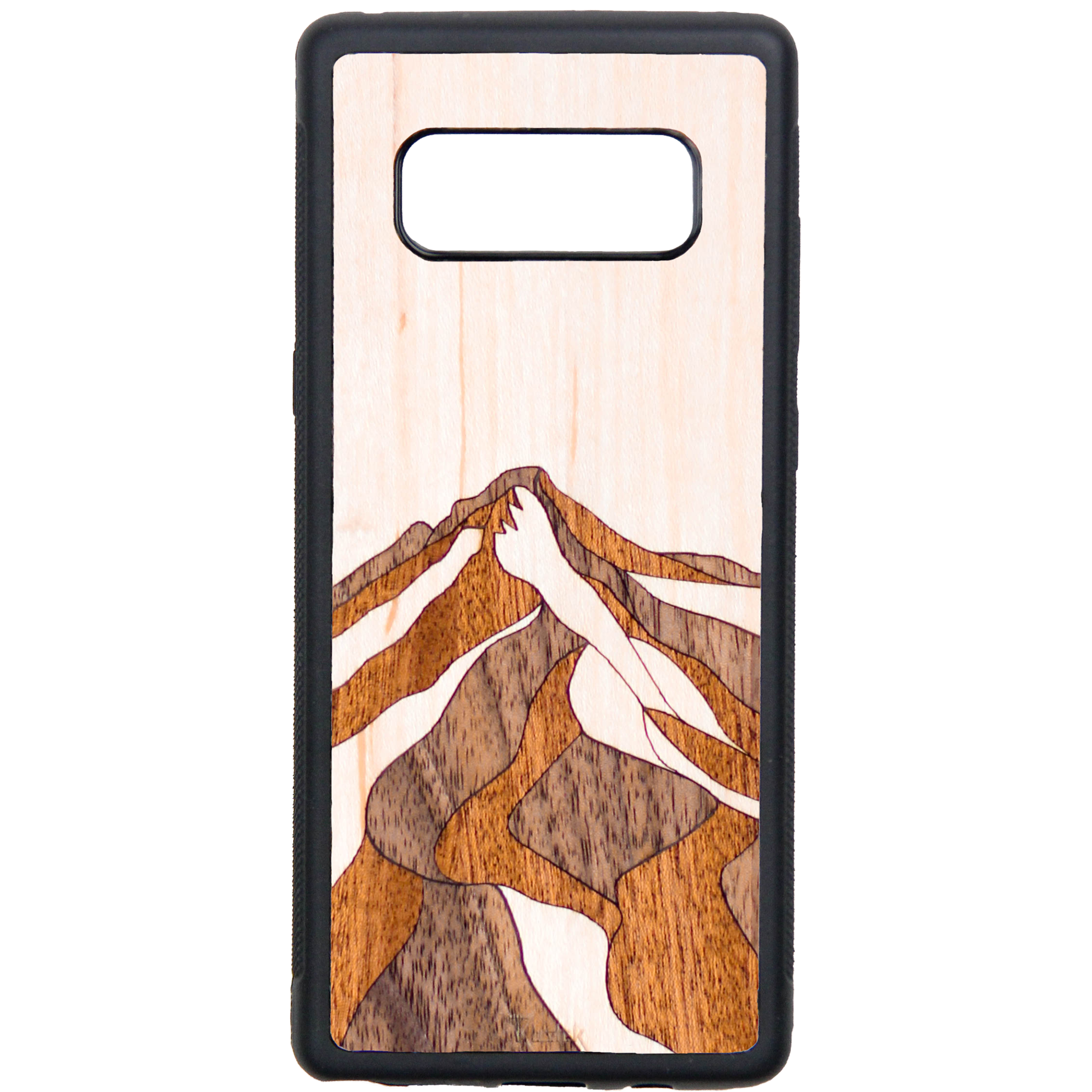 2048x2048 Rustek Mt Hood Inlay Wood Phone Case
