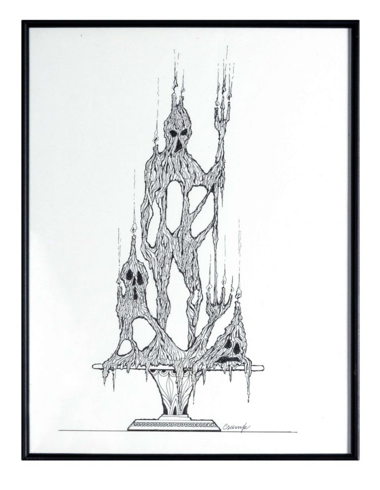 769x992 See These Rare Disneyland 'museum Of Weird' Concept Drawings