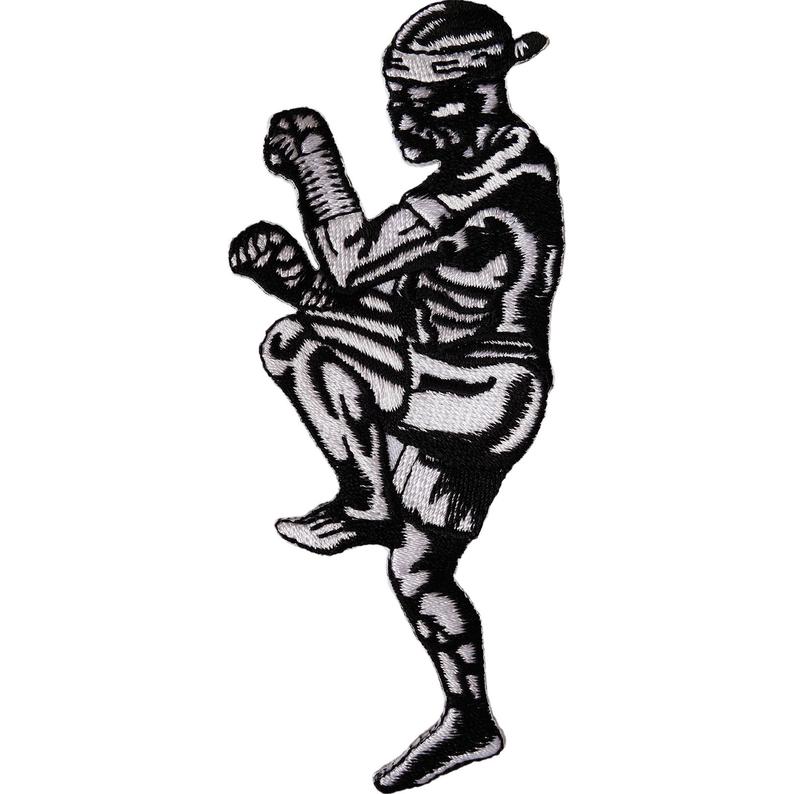 794x794 muay thai boxing iron on patch sew on clothes bag embroidery etsy