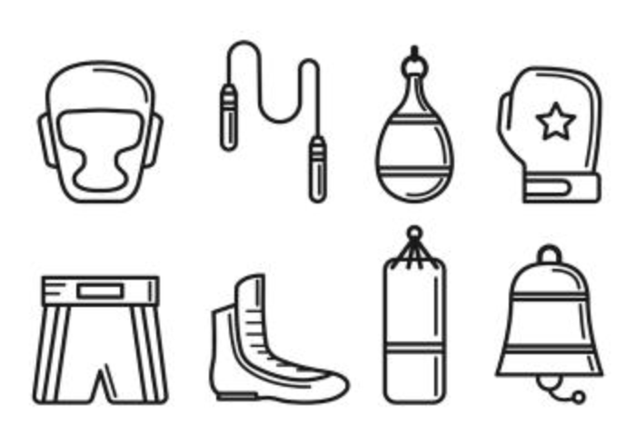 700x490 set of muay thai icon