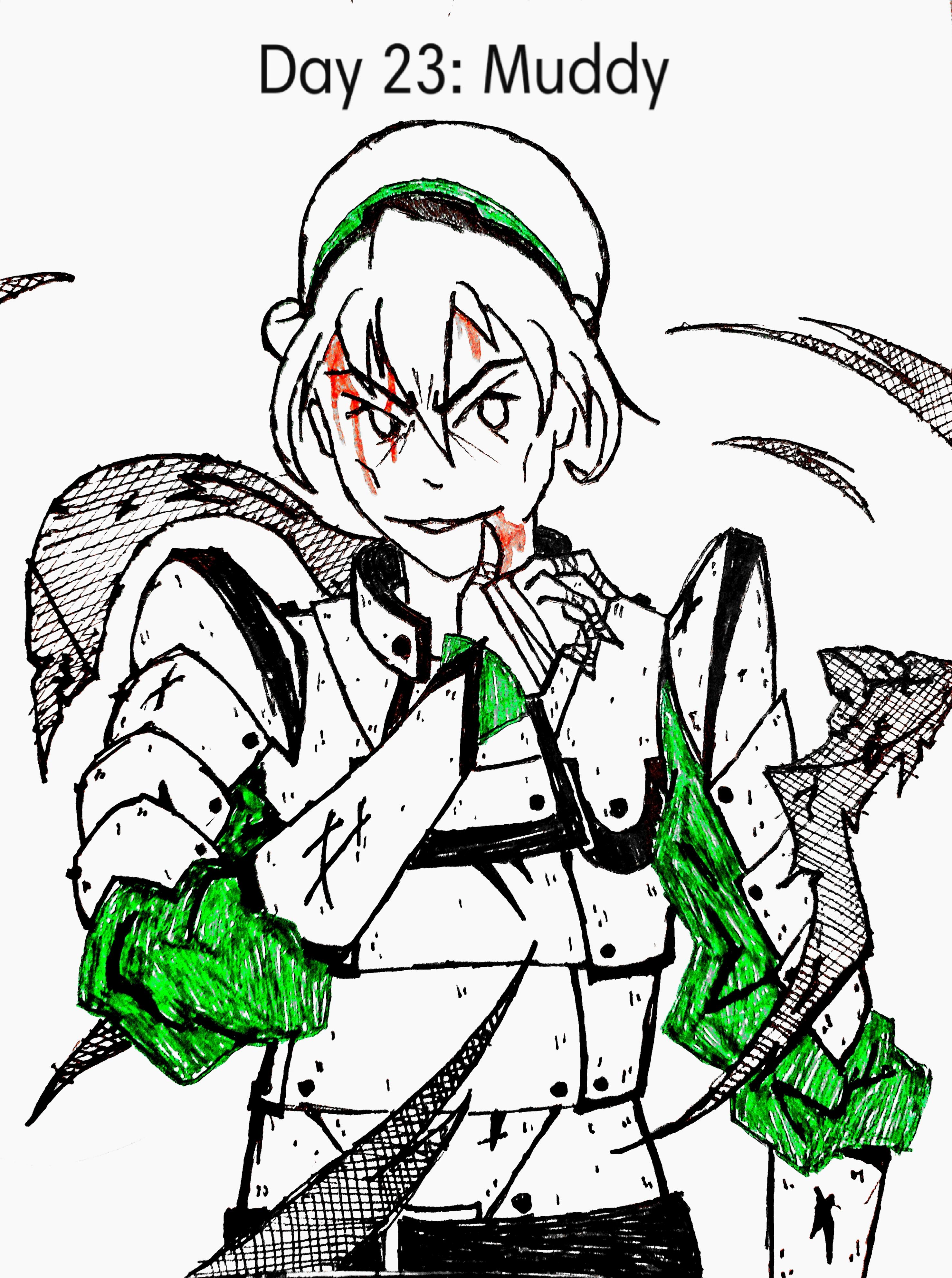 2956x3966 day muddy because mud is earth and toph is an earth bender