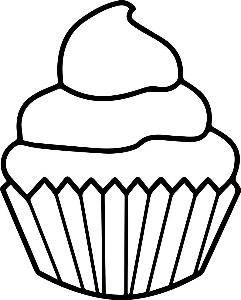 794x988 Cupcake Birthday Cake Muffin Logo Png Etsy