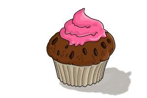 300x200 How To Draw A Muffin