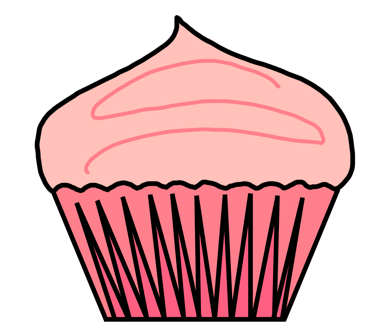 1500x1300 Collection Of Free Muffin Drawing Sketch Download On Ui Ex