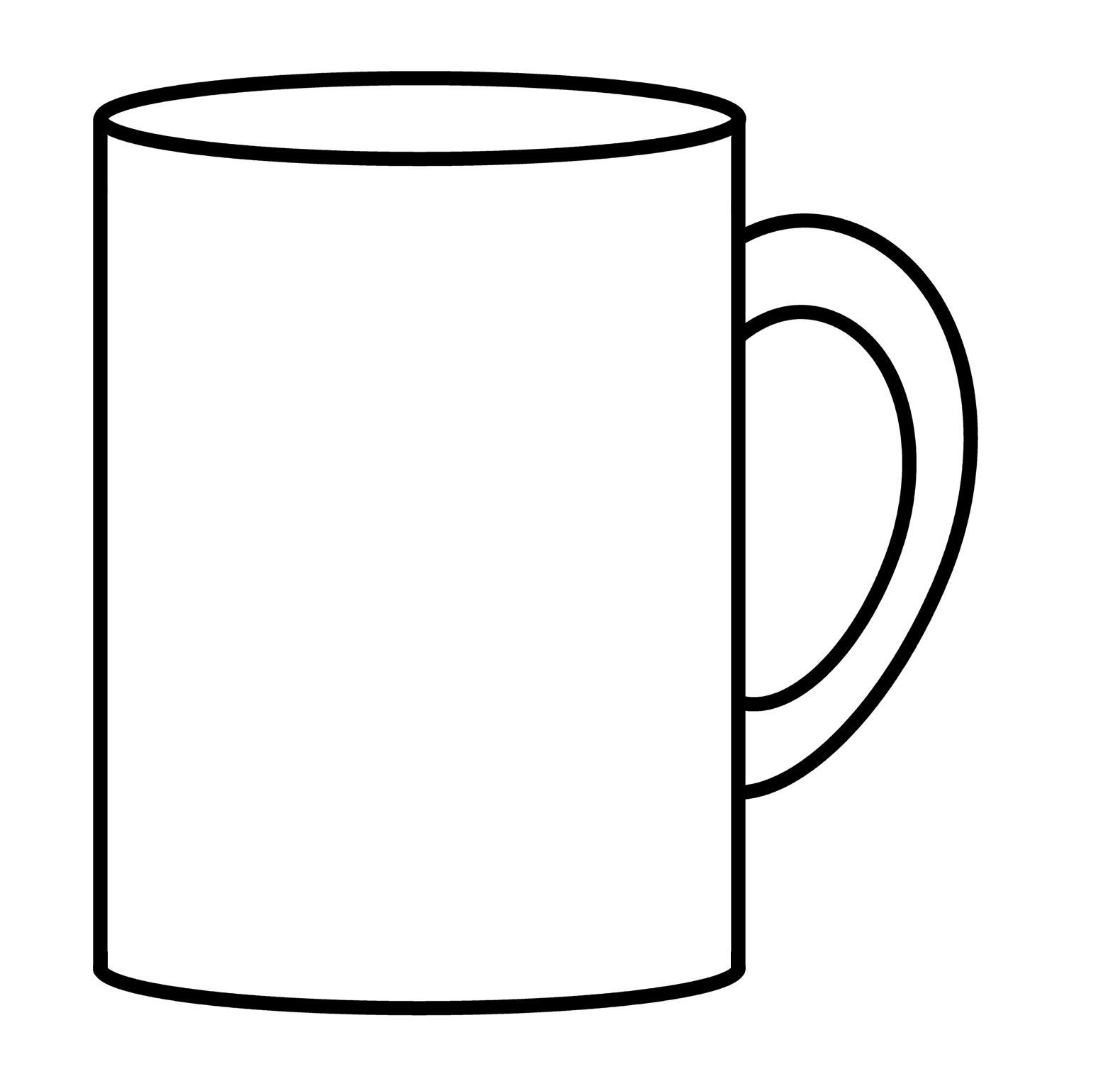 1580x1525 Cup Drawing Basic For Free Download