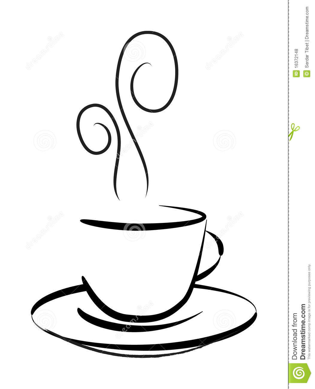 1052x1300 How To Draw A Coffee Mug Hot Coffee Tea Cup Line Drawing