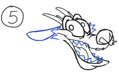 408x252 How To Draw Mushu Dragon From Mulan With Step
