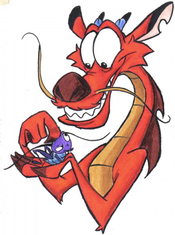 700x941 Mulan Mushu Coloring Pages