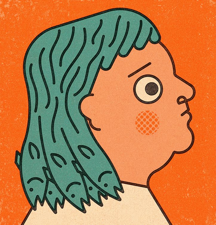 724x756 Mullet Illustration Illustration, Painting, Norwich School