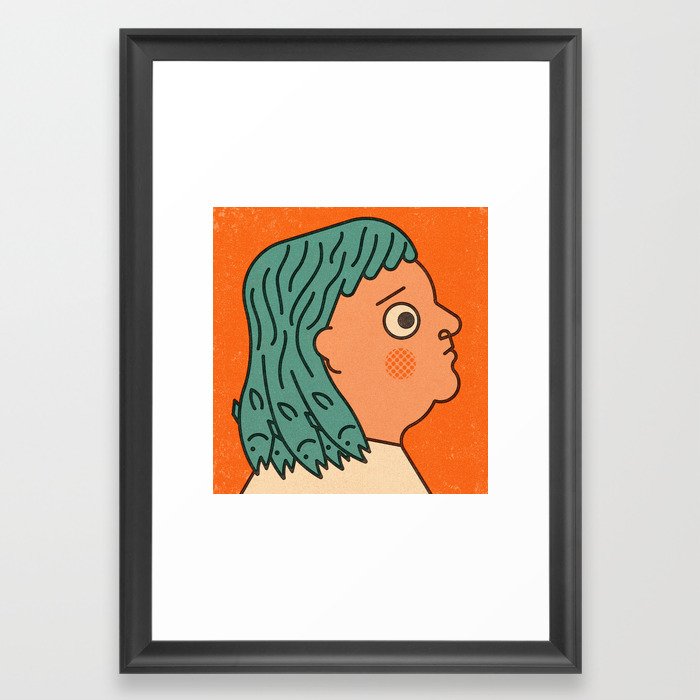700x700 Mullet Framed Art Print