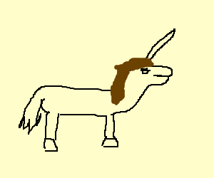 300x250 Unicorn With A Mullet