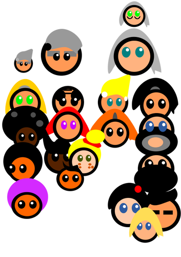 353x500 Colorful Drawing Of A Multicultural Family Tree