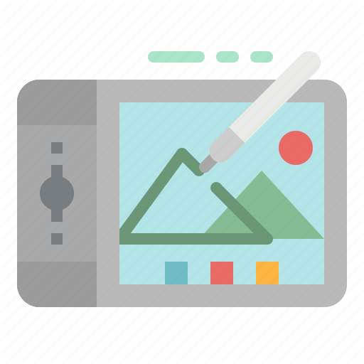 512x512 Draw, Drawing, Graphic, Tablet, Wacom Icon