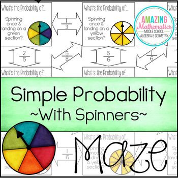 350x350 Theoretical Probability Of Simple Events Maze