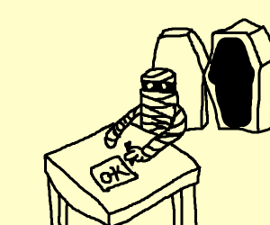 300x250 Mummy Drawing