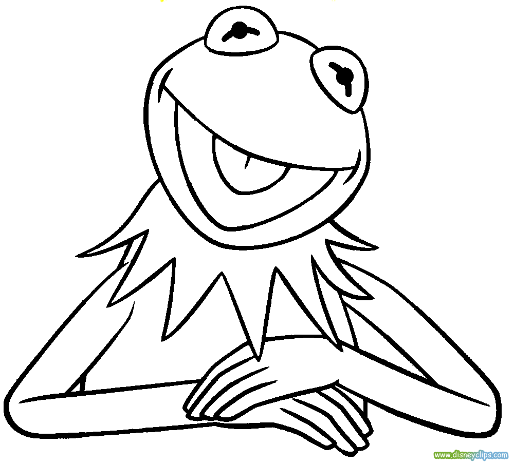 1000x904 Kermit The Frog Printable Free Coloring Pages On Art Muppet