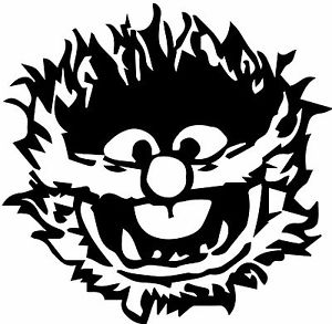 300x293 animal the muppets vinyl car sticker auto decal graphic x