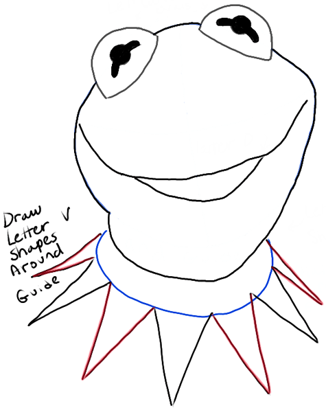 475x594 How To Draw Kermit The Frog From The Muppets Movie And Show