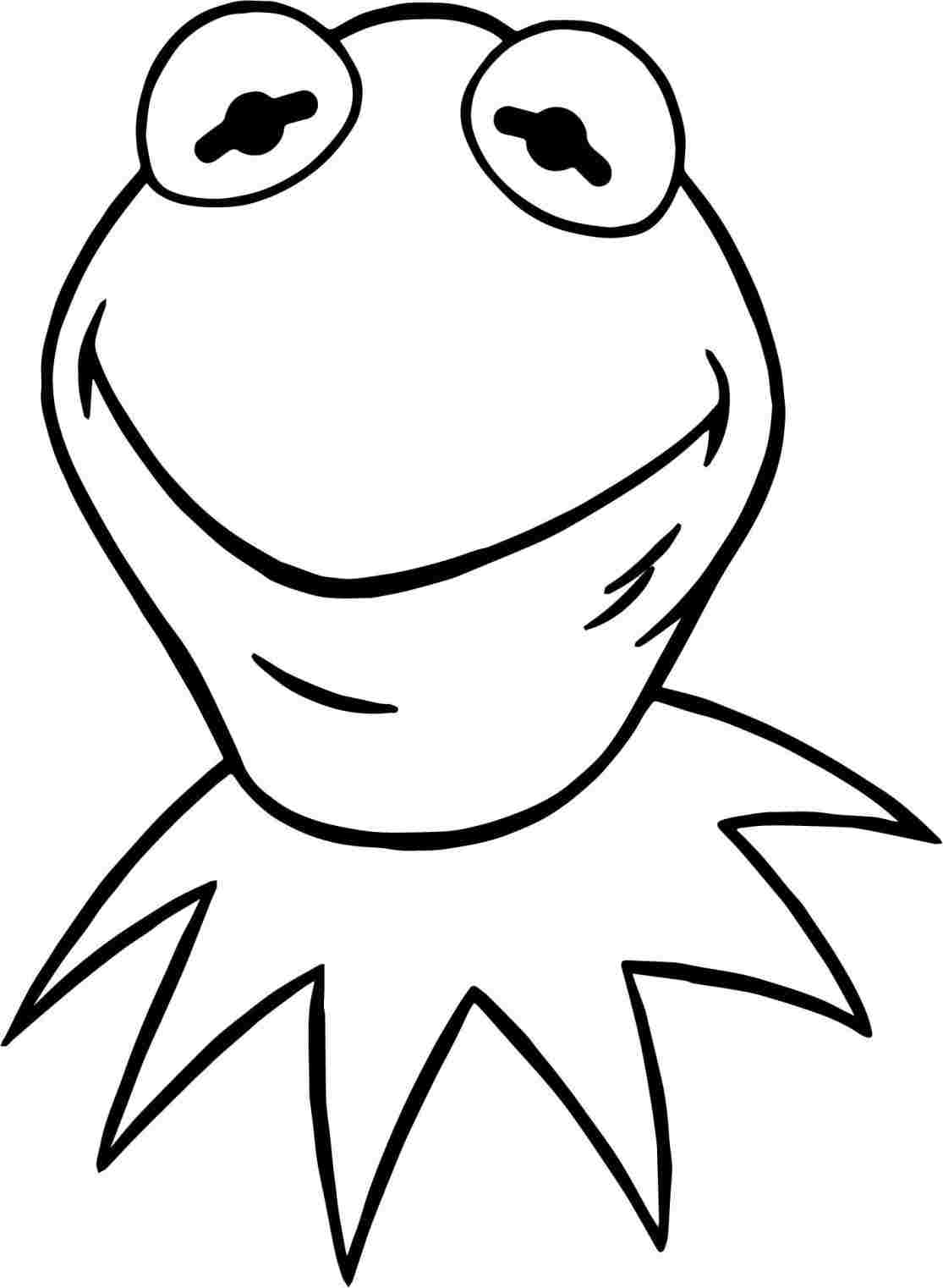 1115x1522 Kermit Coloring Pages Wecoloringpage Rhcom The Frog Face