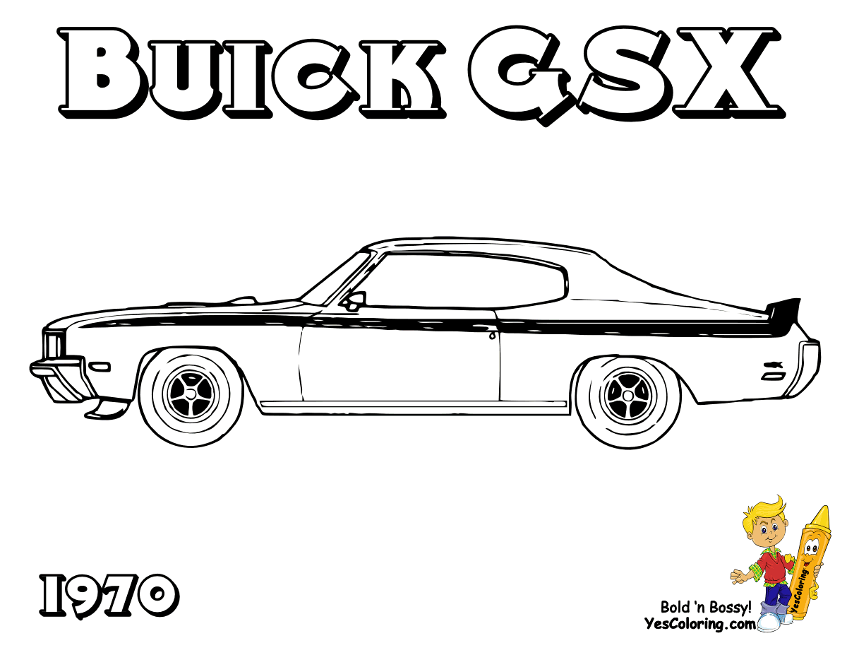 1200x927 brawny muscle car coloring pages american muscle cars free