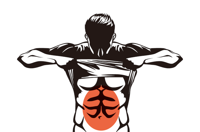 640x424 Muscle, Drawing, Man, Transparent Png Image Clipart Free Download