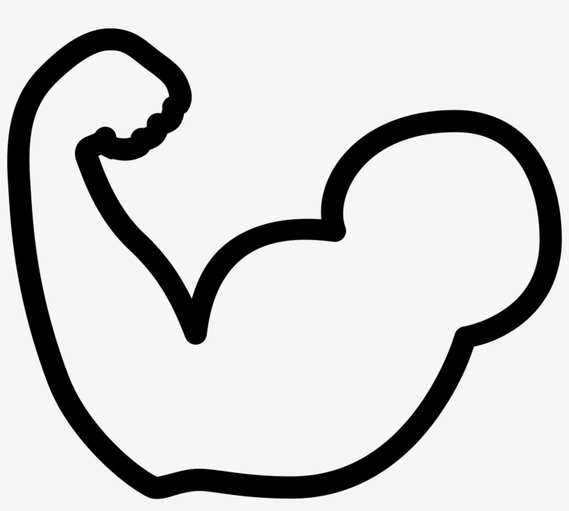 820x737 Muscle Arm Drawing At Getdrawings