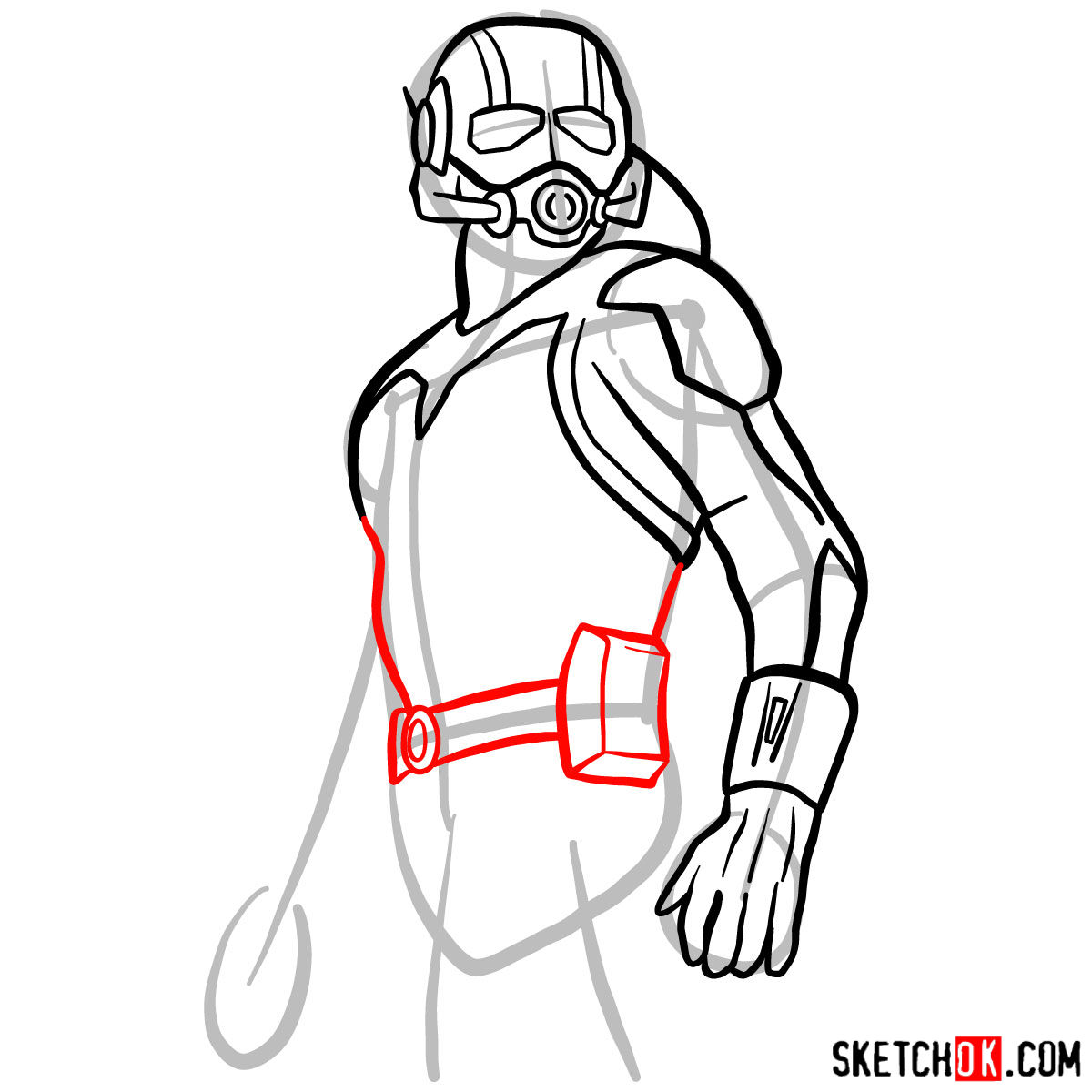 1200x1200 How To Draw Ant Man From Film