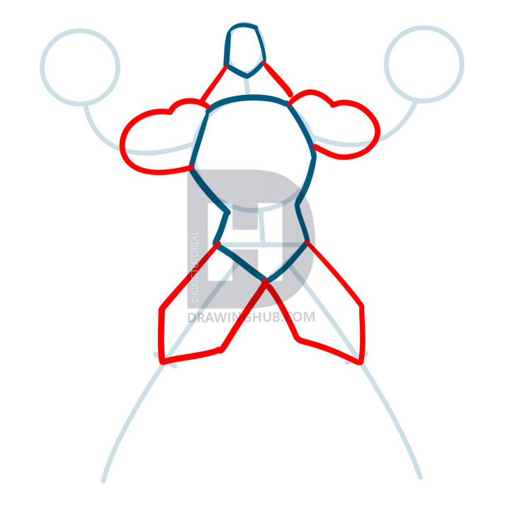 720x720 How To Draw Muscles, Step