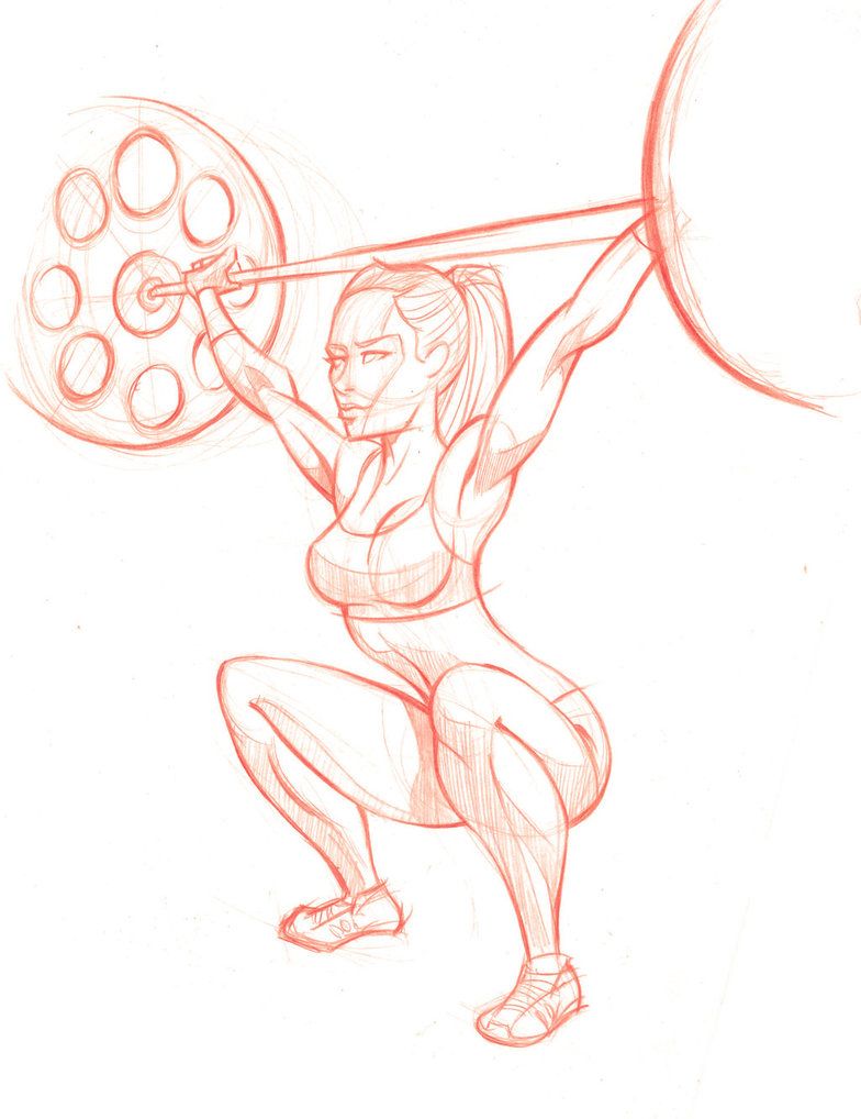 784x1018 Crossfit Sketch
