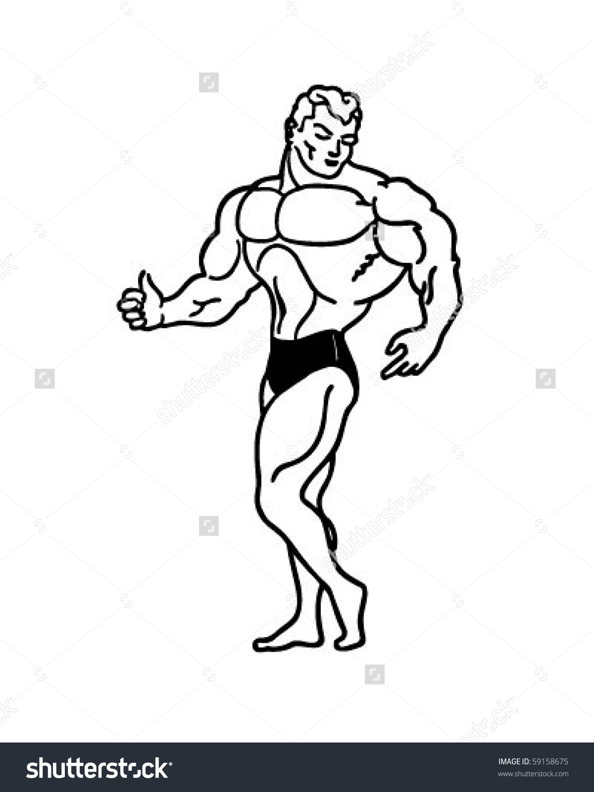 1200x1600 Muscle Man Clipart Look At Clip Art Images