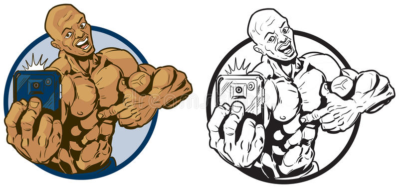 Muscular Man Drawing | Free download on ClipArtMag