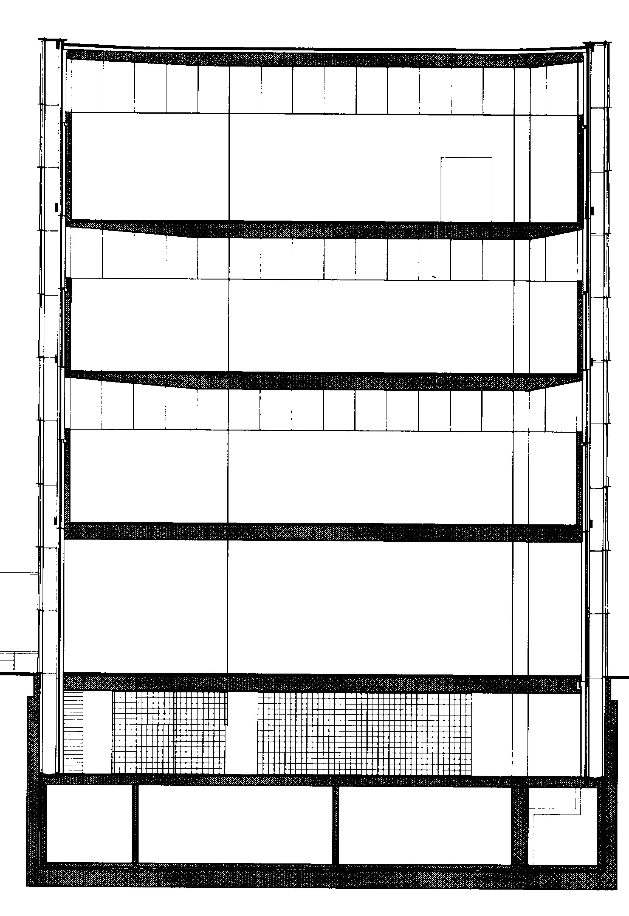 2070x3015 Near Arch Bregenz, Peter Zumthor, Drawings