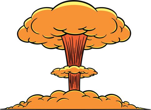 484x353 Mushroom Cloud Vector Pixels Inspiration