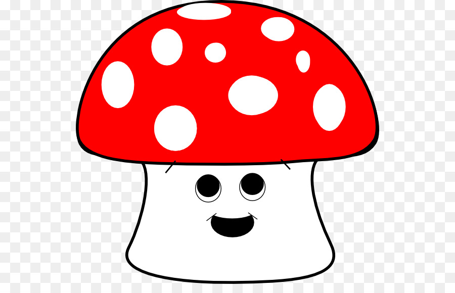 900x580 Mushroom, Drawing, Red, Transparent Png Image Clipart Free Download