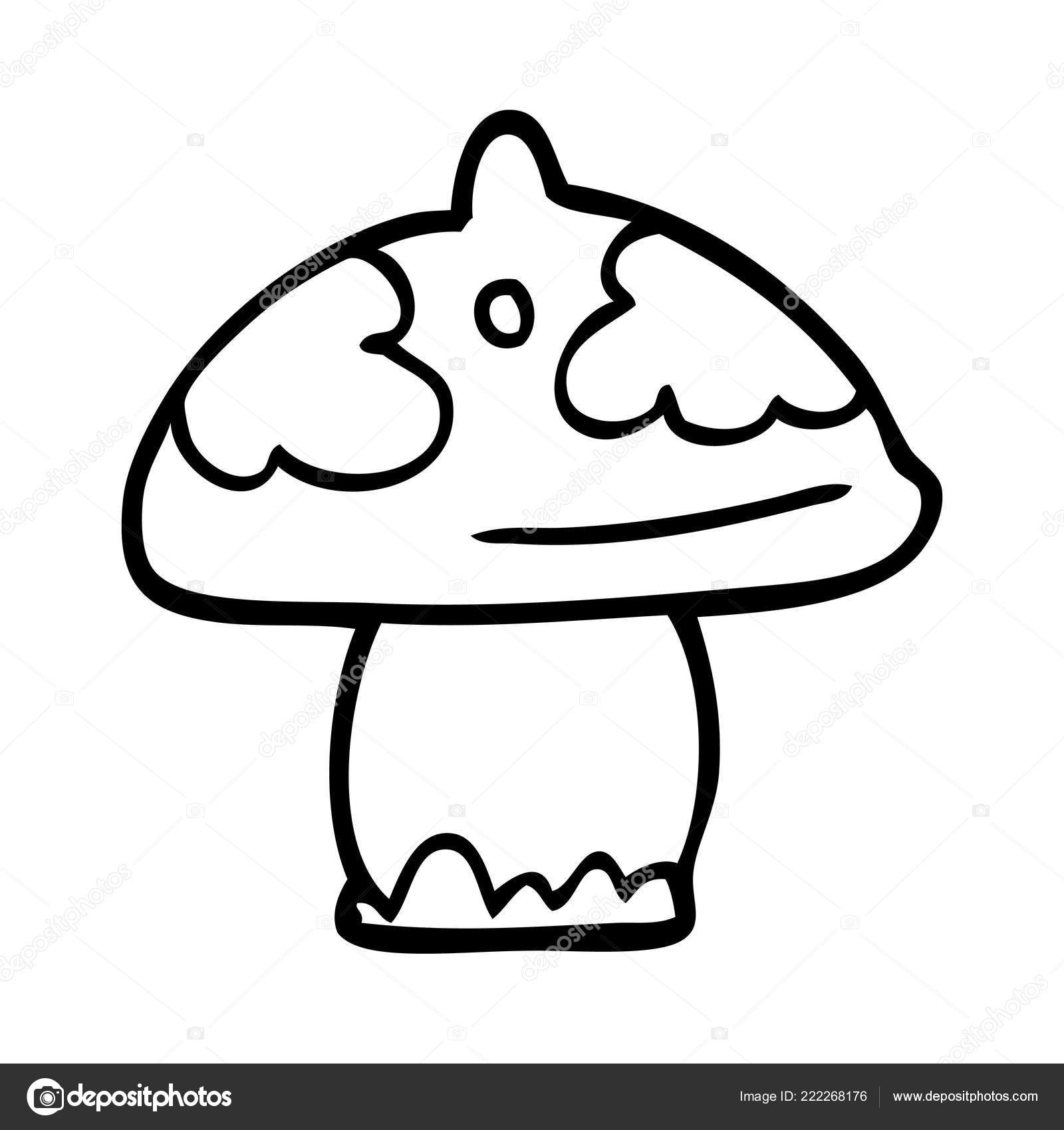 1600x1700 Huge Collection Of 'mushroom Cartoon Drawing' Download More Than