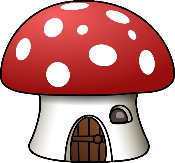 600x558 Mushroom House Clip Art Free Vector In Open Office Drawing