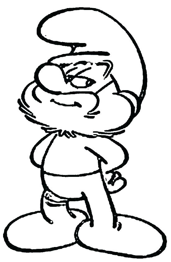 550x840 Smurf Mushroom House Coloring Pages Free Printable Pictures